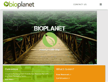 Tablet Screenshot of bioplanetproducts.com